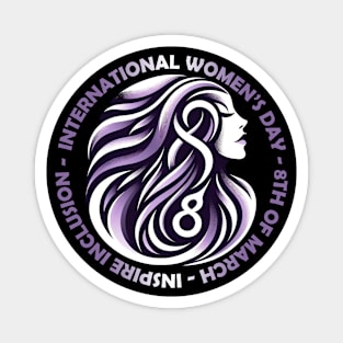 Inspire Inclusion International Women's Day 2024 18 March Feminist Gift Magnet